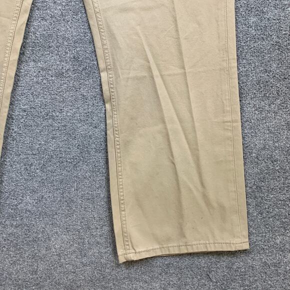 Levis Pants Men 42 Beige Cotton 559 Relaxed Fit Straight Leg Travel Work Chino - Picture 3 of 16
